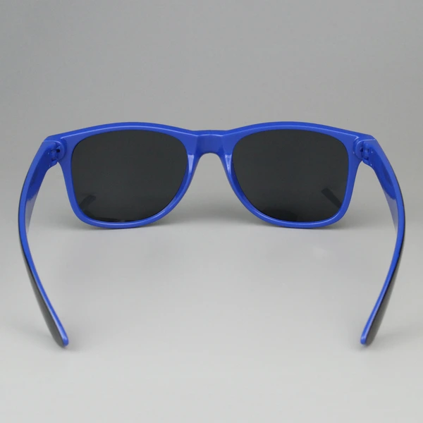 Mprinted Two Tone Sunglasses Blue With Black Frame