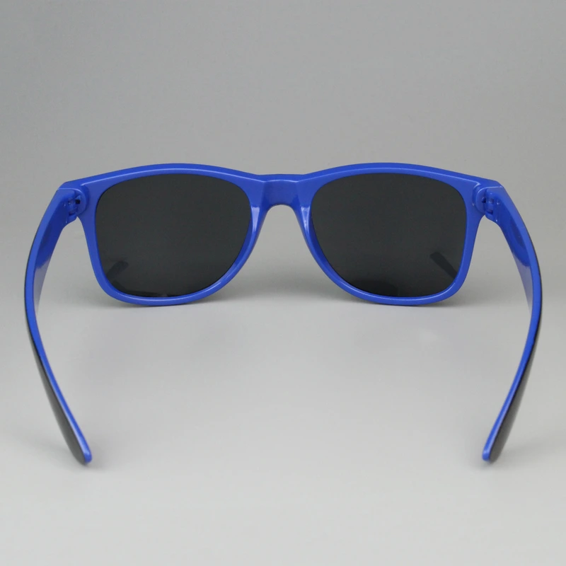 Mprinted Two Tone Sunglasses Blue With Black Frame