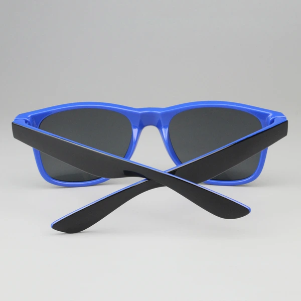 Mprinted Two Tone Sunglasses Blue With Black Frame