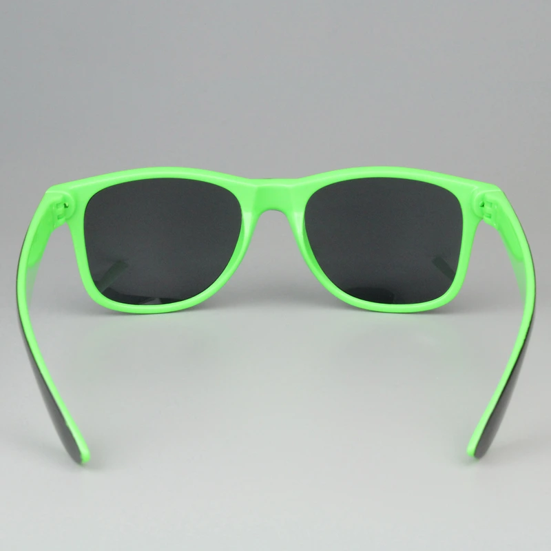 Mprinted Two Tone Sunglasses Green With Black Frame
