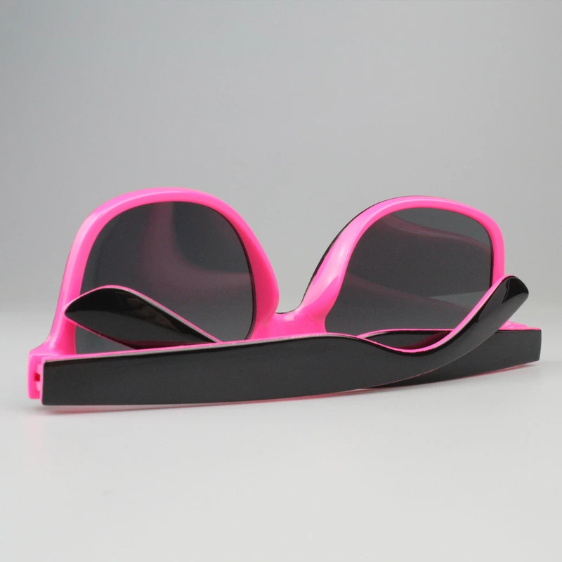 Mprinted Two Tone Sunglasses Pink With Bblack Frame