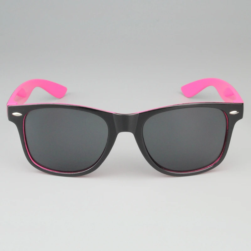 Mprinted Two Tone Sunglasses Pink With Bblack Frame