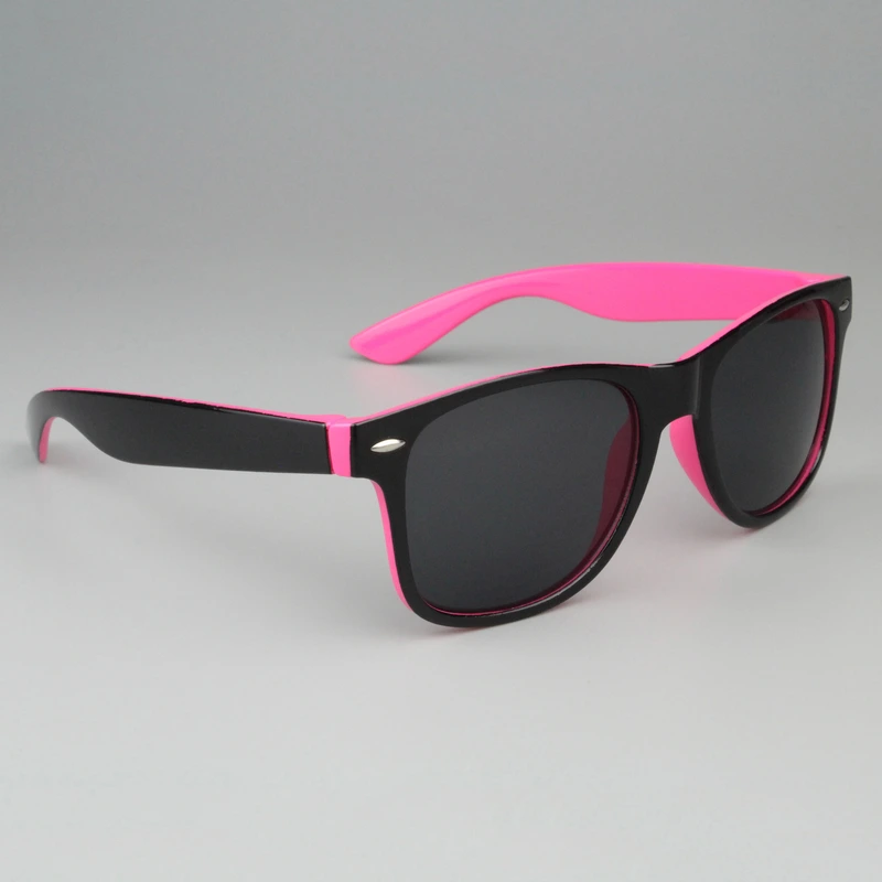 Mprinted Two Tone Sunglasses Pink With Bblack Frame