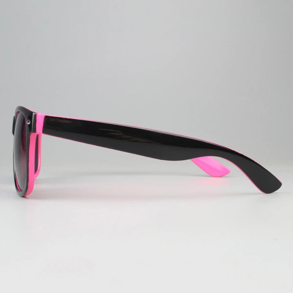 Mprinted Two Tone Sunglasses Pink With Bblack Frame