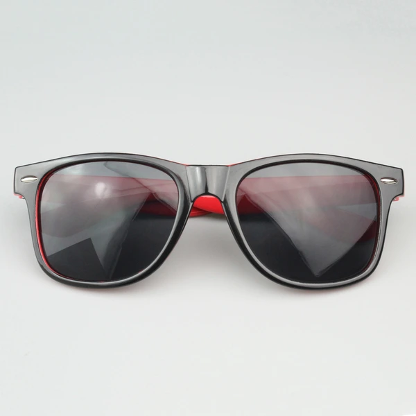 Mprinted Two Tone Sunglasses Red With Bblack Frame