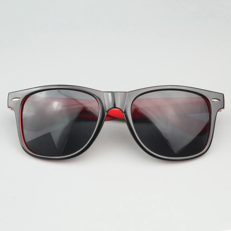 Mprinted Two Tone Sunglasses Red With Bblack Frame