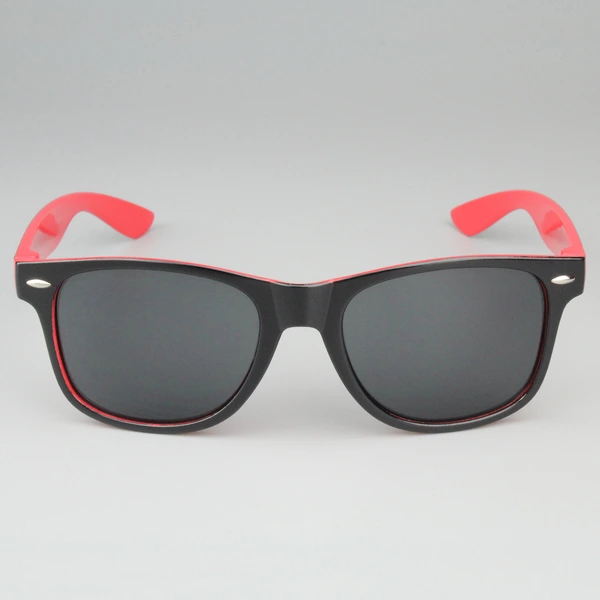 Mprinted Two Tone Sunglasses Red With Bblack Frame