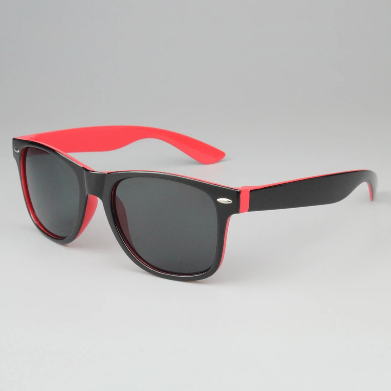 Mprinted Two Tone Sunglasses Red With Bblack Frame