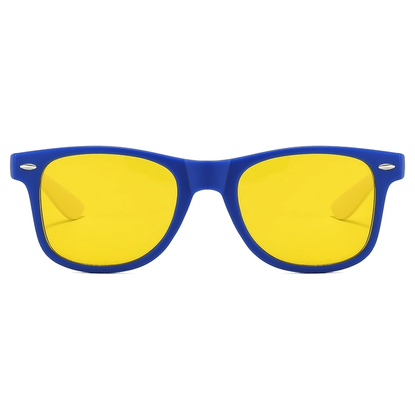 Custom Two Tone White And Blue Printing Sunglasses