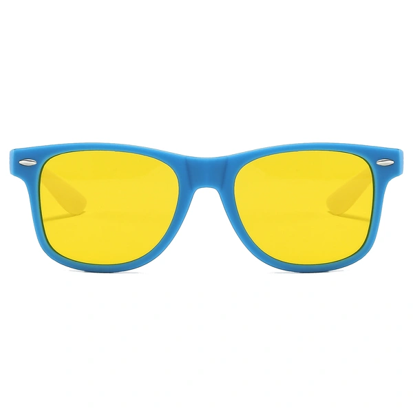 Custom Two Tone White And Sky Blue Printing Sunglasses