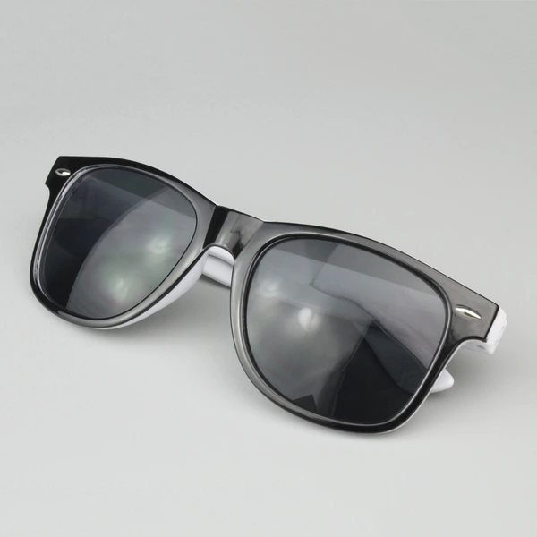 Personalized Two Tone Sunglasses -White And Black 