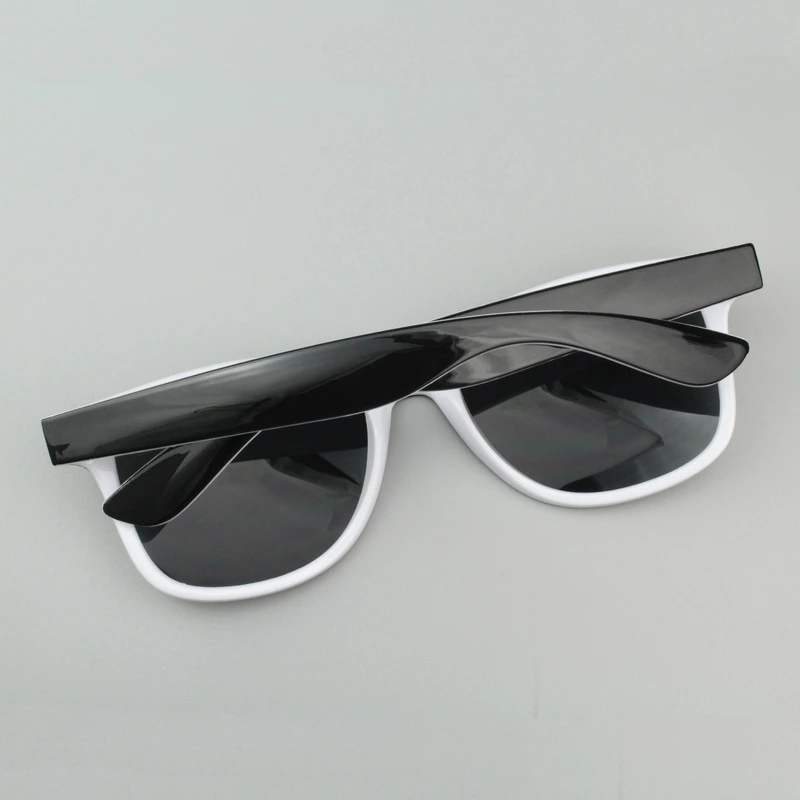 Personalized Two Tone Sunglasses -White And Black 