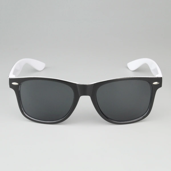 Personalized Two Tone Sunglasses -White And Black 