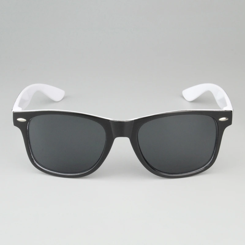 Personalized Two Tone Sunglasses -White And Black 