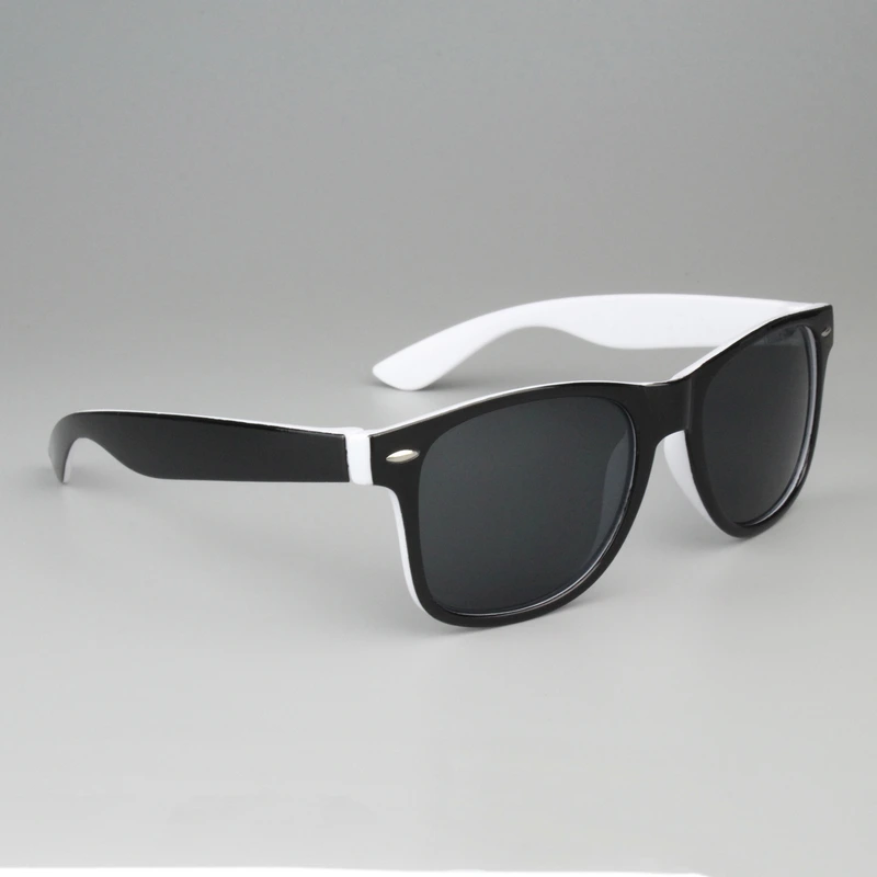 Personalized Two Tone Sunglasses -White And Black 