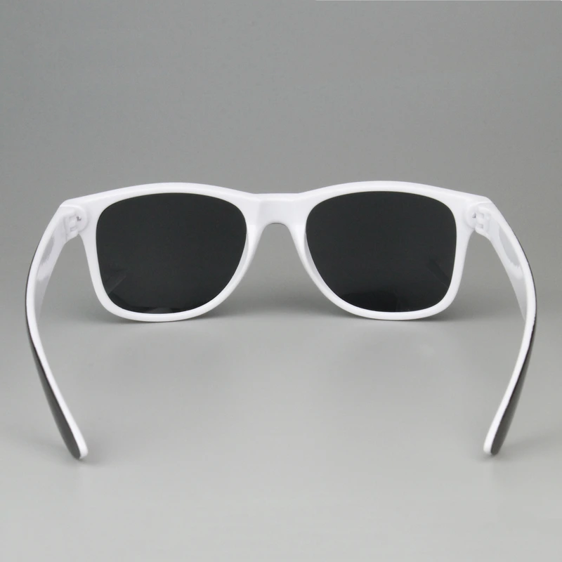 Personalized Two Tone Sunglasses -White And Black 
