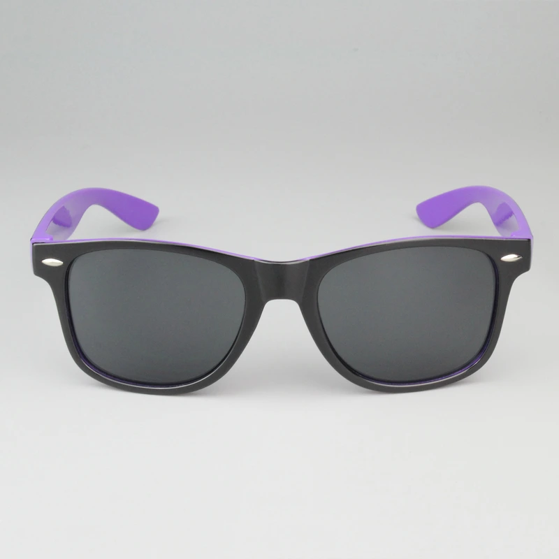 Personalized Two Tone Sunglasses -Purple And Black 