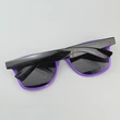 Personalized Two Tone Sunglasses -Purple And Black 