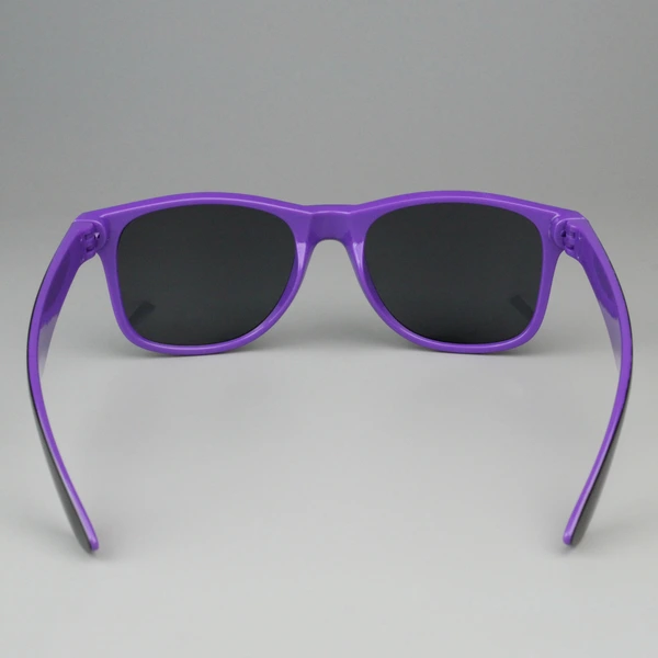 Personalized Two Tone Sunglasses -Purple And Black 
