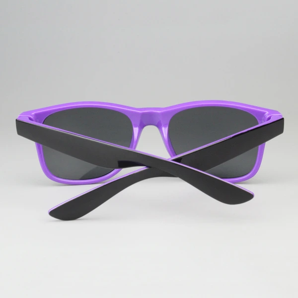 Personalized Two Tone Sunglasses -Purple And Black 