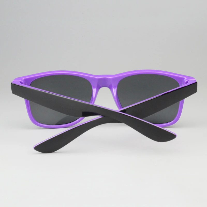 Personalized Two Tone Sunglasses -Purple And Black 