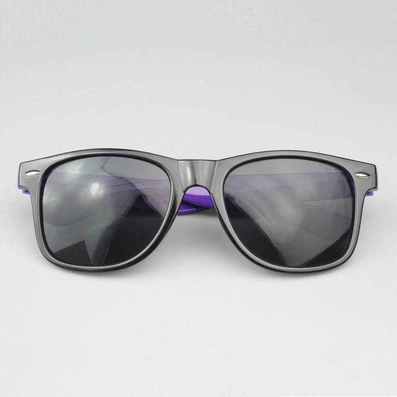 Personalized Two Tone Sunglasses -Purple And Black 