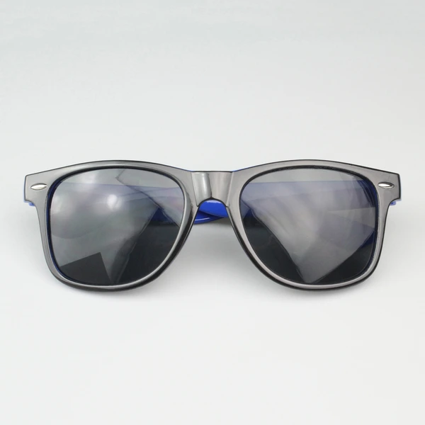 Personalized Two Tone Sunglasses -Dark Blue And Black 