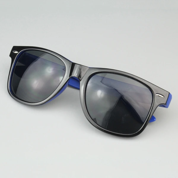 Personalized Two Tone Sunglasses -Dark Blue And Black 