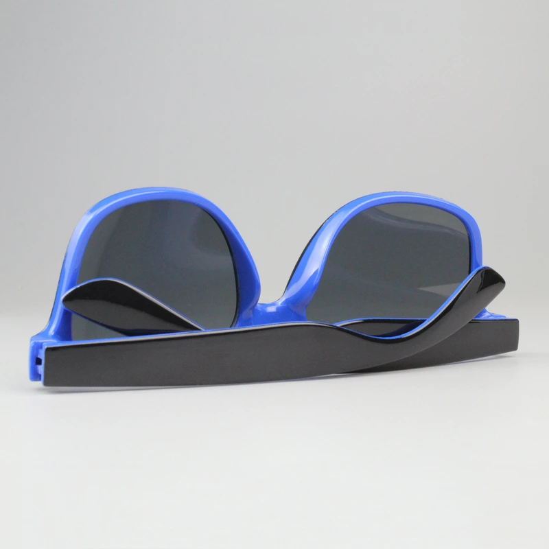 Personalized Two Tone Sunglasses -Dark Blue And Black 