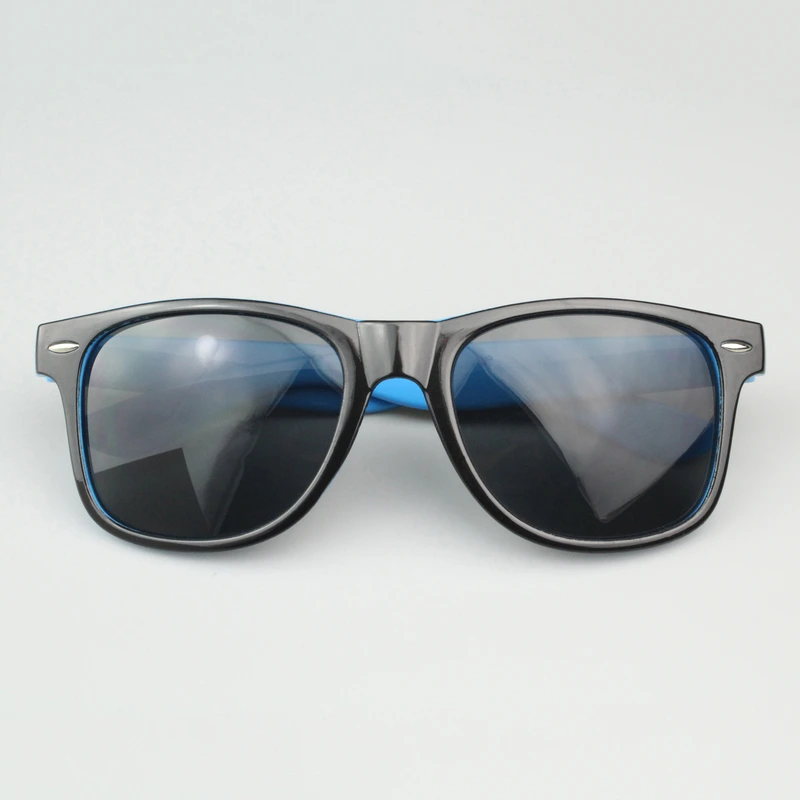 Personalized Two Tone Sunglasses -Blue And Black 