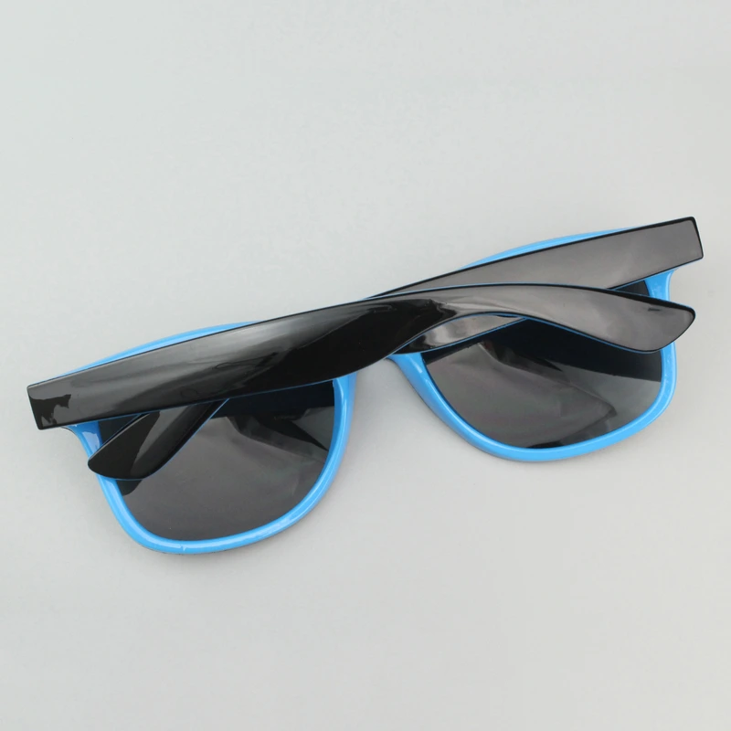 Personalized Two Tone Sunglasses -Blue And Black 