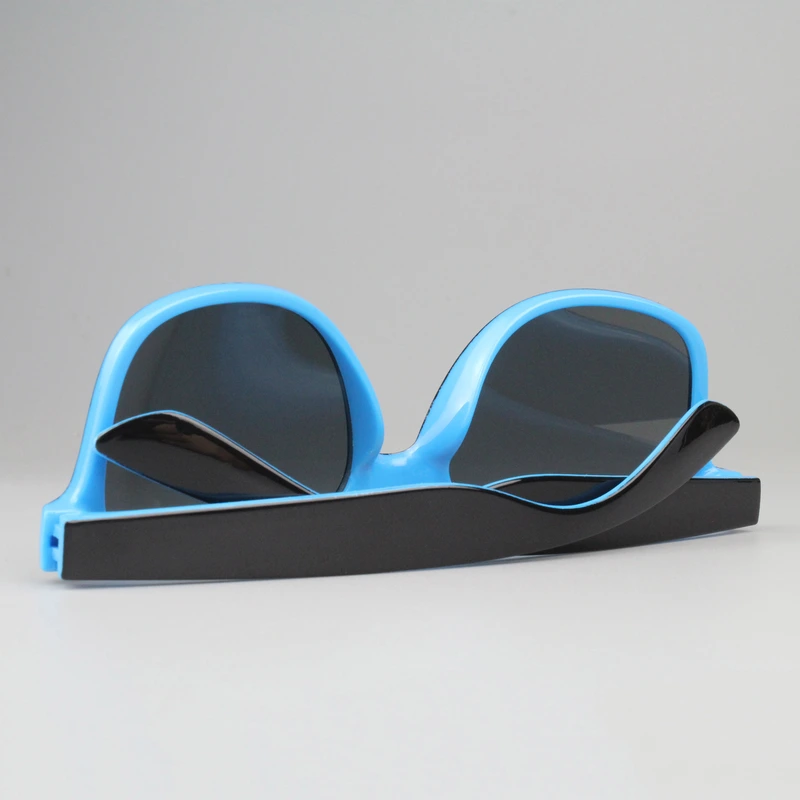 Personalized Two Tone Sunglasses -Blue And Black 