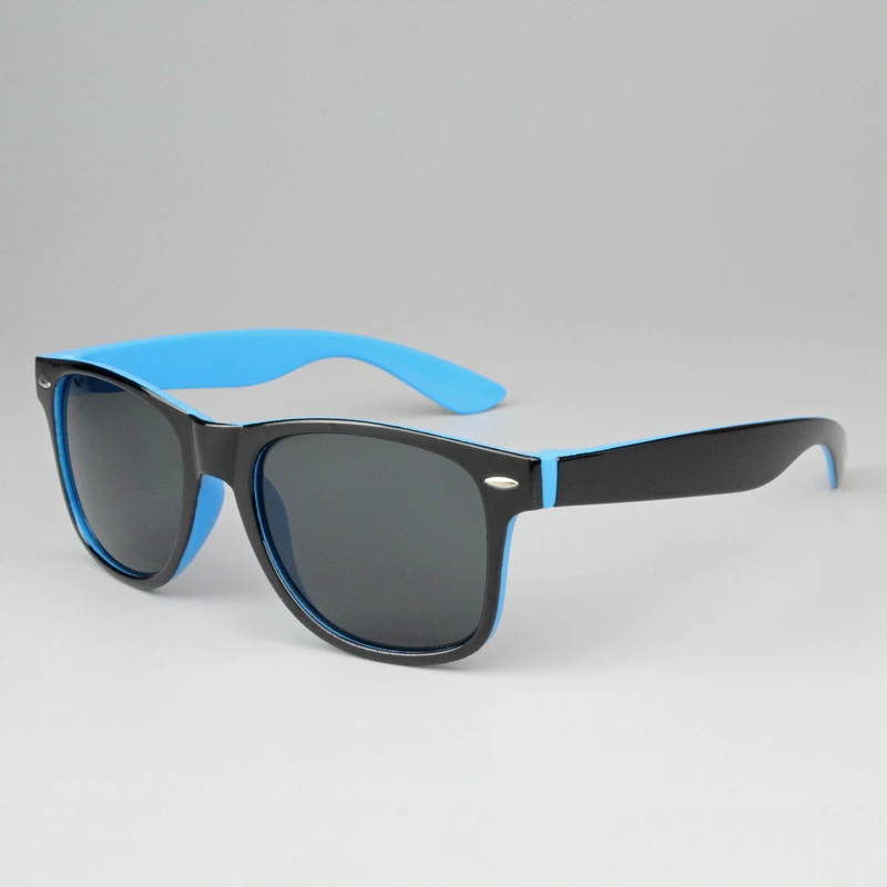Personalized Two Tone Sunglasses -Blue And Black 