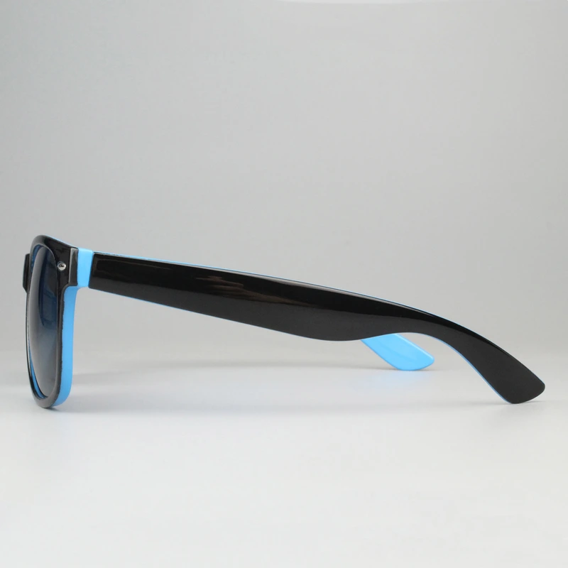 Personalized Two Tone Sunglasses -Blue And Black 