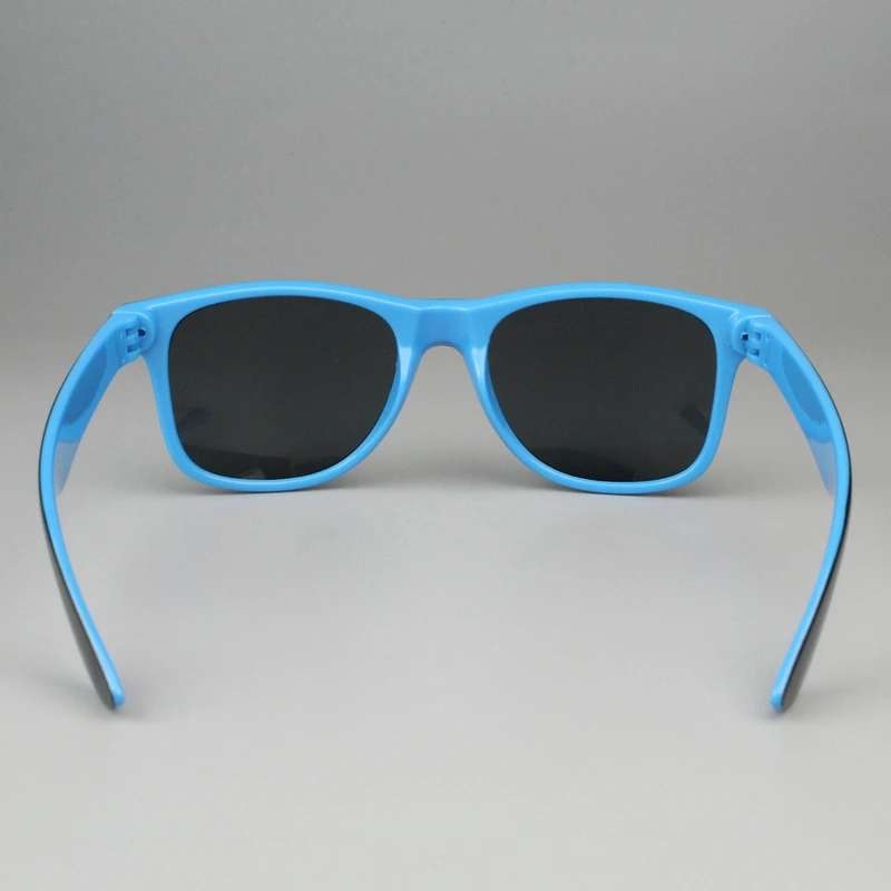 Personalized Two Tone Sunglasses -Blue And Black 