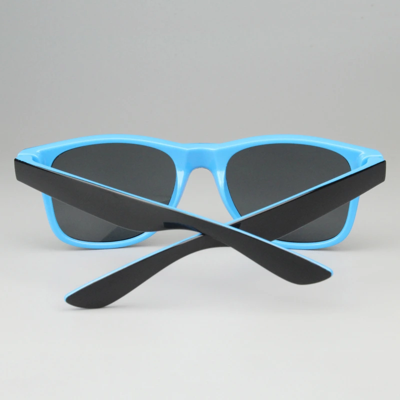 Personalized Two Tone Sunglasses -Blue And Black 