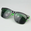Personalized Two Tone Sunglasses -Green And Black 