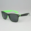 Personalized Two Tone Sunglasses -Green And Black 