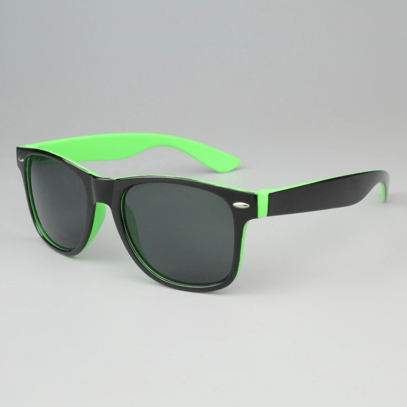 Personalized Two Tone Sunglasses -Green And Black 