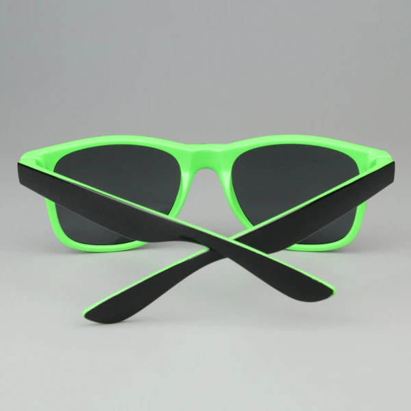 Personalized Two Tone Sunglasses -Green And Black 