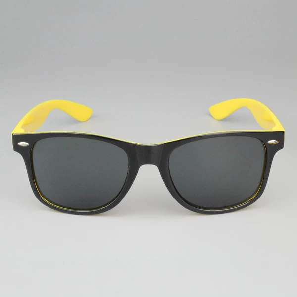 Personalized Two Tone Sunglasses -Yellow And Black 
