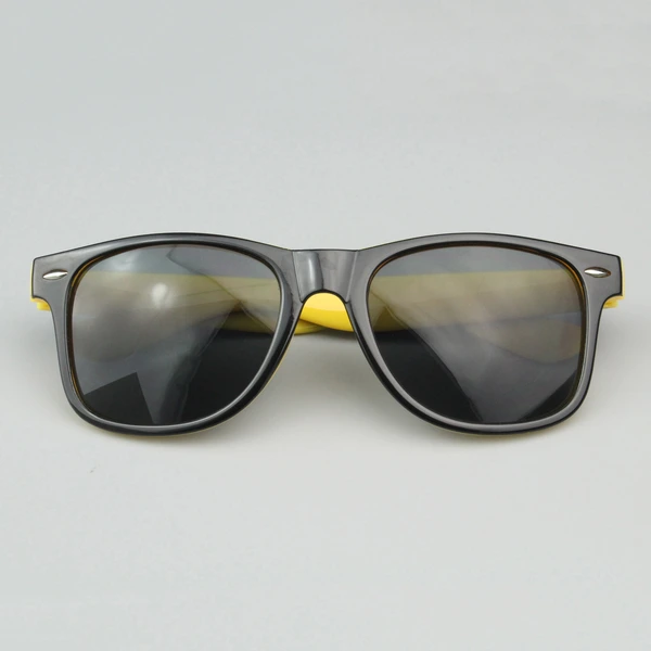 Personalized Two Tone Sunglasses -Yellow And Black 