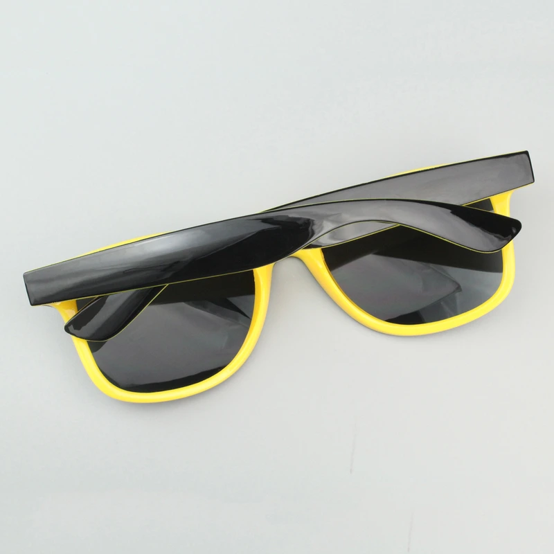 Personalized Two Tone Sunglasses -Yellow And Black 
