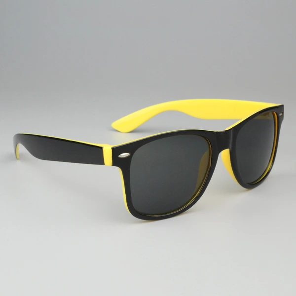Personalized Two Tone Sunglasses -Yellow And Black 