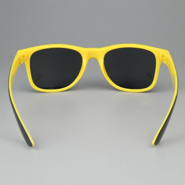 Personalized Two Tone Sunglasses -Yellow And Black 