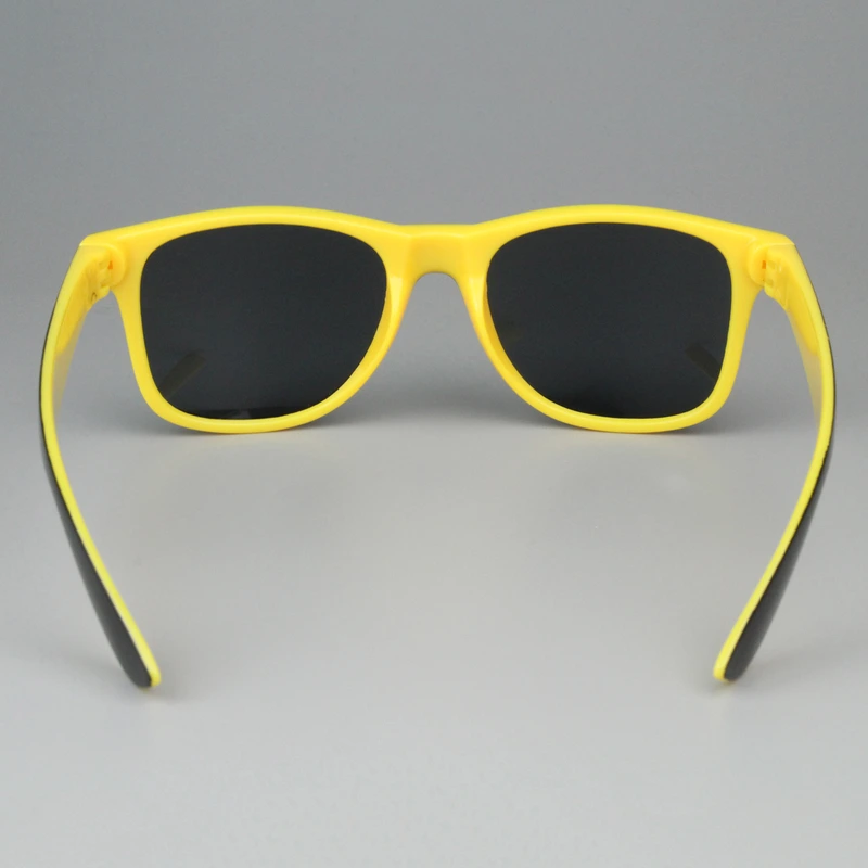 Personalized Two Tone Sunglasses -Yellow And Black 