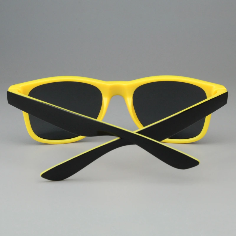 Personalized Two Tone Sunglasses -Yellow And Black 