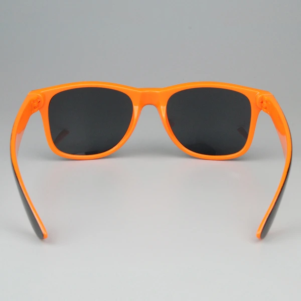 Personalized Two Tone Sunglasses -Orange And Black 