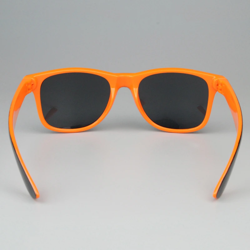 Personalized Two Tone Sunglasses -Orange And Black 