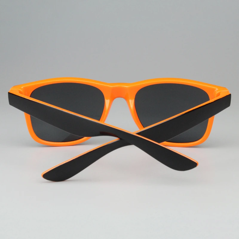 Personalized Two Tone Sunglasses -Orange And Black 
